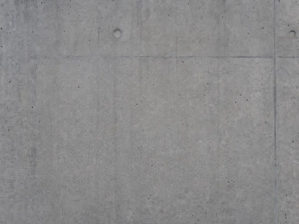 Concrete wall after graffiti removal